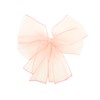 8 Inch Chiffon Hair Bow (Peach)