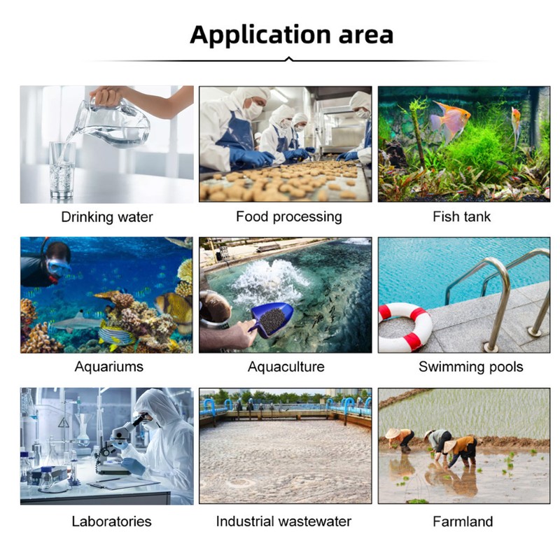 4 in 1 Water Quality Tester Portable PH/EC/TDS Temperature Digital