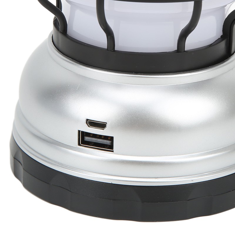 LED Camping Lantern USB Rechargeable Solar Powered Camping Light for