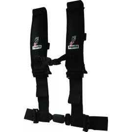 DragonFire 4 Point  UTV Harness - 3 Inch EZ Adjust - Black