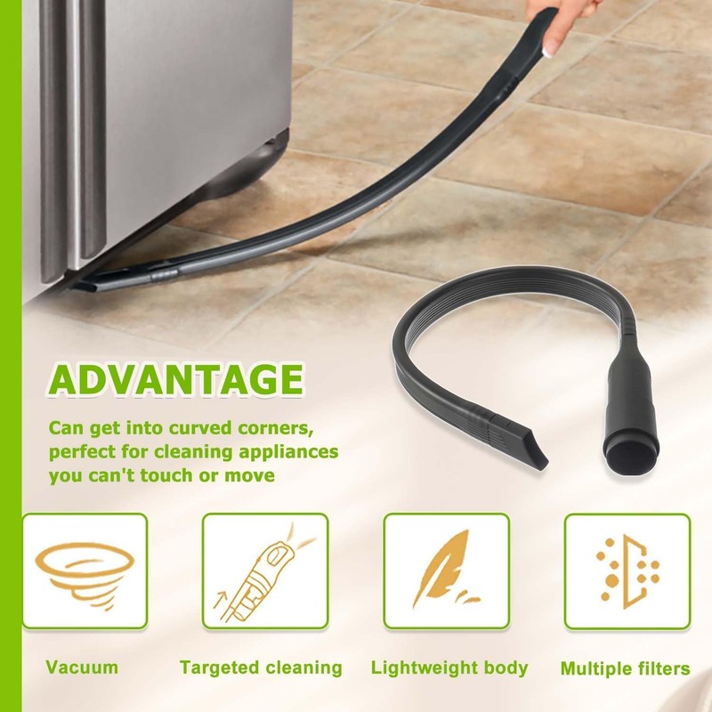 24.5-inch flexible vacuum gap connection tool for vacuum hoses, gap