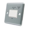 AET CSC3PFANWH Satin Chrome Classical White Insert Plastic Rocker Switch-10