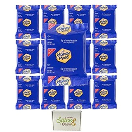 Honey Maid Graham Crackers, Portion Packaged in Twin Packs (40/2packs, 80 crackers total), by Dasher's Spice & Beans