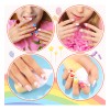 Set De Uñas Postizas Aliver 144pcs Para Niñas 3-12 Años