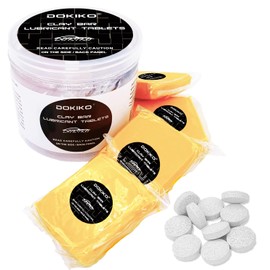 DOKIKO 400g Clay Bars,160 fl oz Clay bar Lubricant,Premium Grade No Scratch Magic Clays Bars Detailing Cleaner Kit Glass Deatil Cleaning with Washing and Adsorption Capacity for Auto