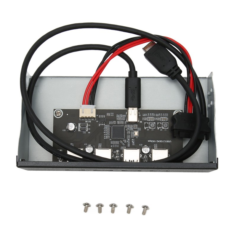 USB 3.2 Front Panel Hub 5.25in 4 Ports 10Gbps Stable