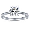IMOLOVE Moissanite Solitaire Engagement Ring for Women, Women's Engagement Rings