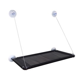 Cat Window Hammock Suction Cup Large Load Bearing Plastic PVC Gridding Cloth Steel Wire Cat Window Perch for Home Indoor