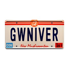 Celebrity Machines Onward | GWNIVER | Metal Stamped License Plate