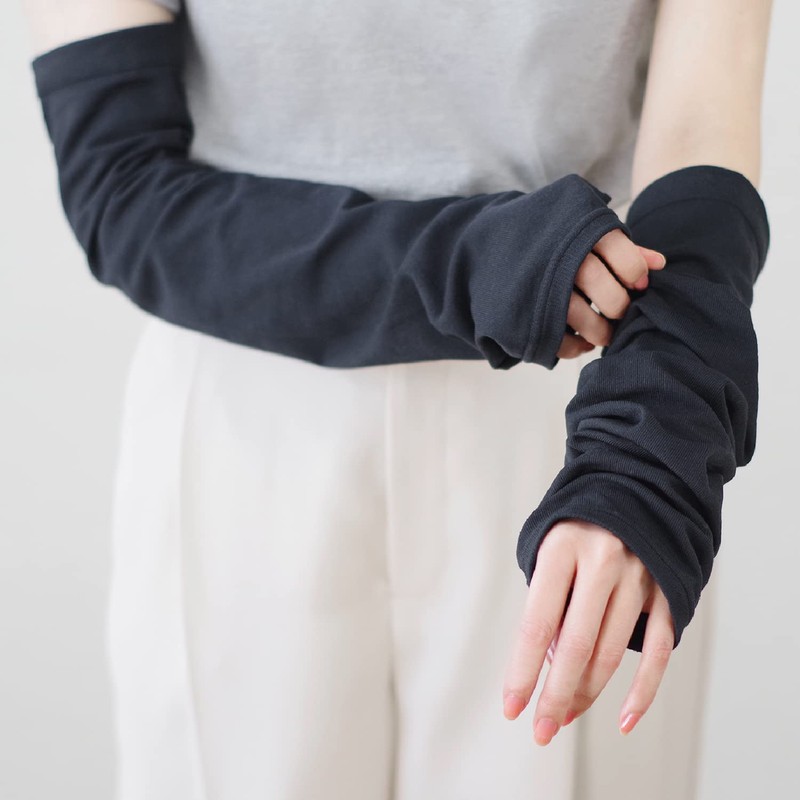 Cool Arm, Round Knitted, Relaxed, Wide, Black, Arm Cover, Sun