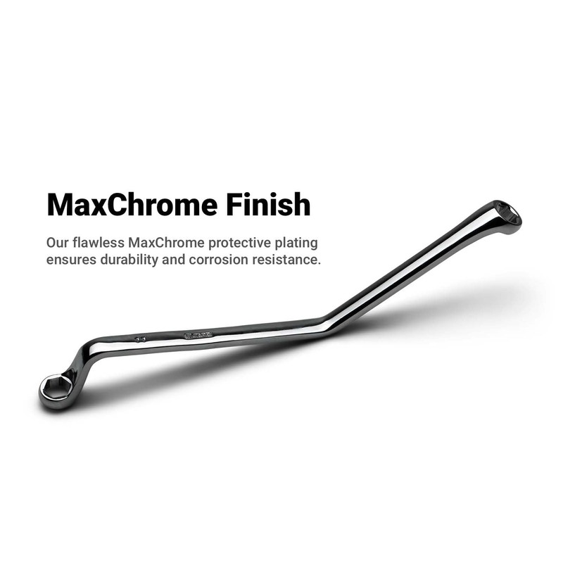 Capri Tools Brake Bleeder Wrench Set, Angled Double Box End,