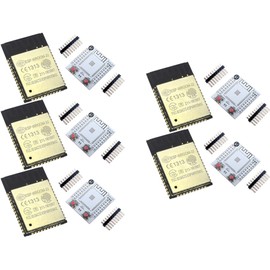 5 x ESP-WROOM-32 ESP32 ESP-32S ESP-32 Bluetooth and WiFi Dual Core CPU Doit + 5 x Adapter Plate