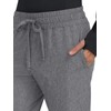 KOI Basics Women's 741 Gemma Jogger Pant (Heather Grey, Small)