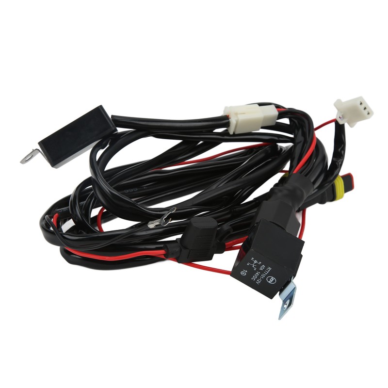 13ft LED Light Switch Wiring Harness 14AWG 1‑to‑2 with Relay