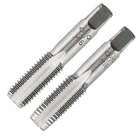 Aceteel M16 X 2.0 Metric Hand Tap, Right Hand M16 X 2.0mm Threading Hand Tap 1Pair