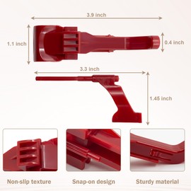 Showingo Vacuum Cleaner Canister Button Release Red Clip and Latch Replacement for Dyson Cyclone DC41, DC41 Animal, Dc41 Animal UK, DC43, DC55DC65 Vacuum Cyclone Release Catch Clip