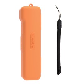ShaluomanProtective Case with Lanyard for DJI Osmo Pocket 3 Full Protection Cover Travel Storage Carrying Case for Pocket 3 Accessories (ORANGE)
