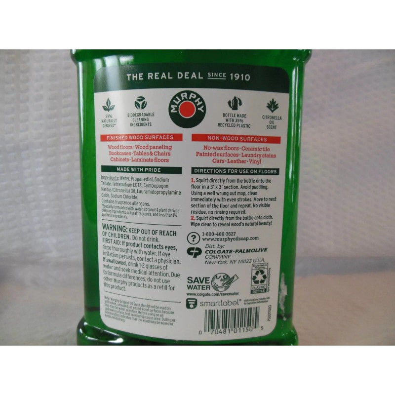 Murphy Squirt and Mop wood cleaner 32 oz 1 qt