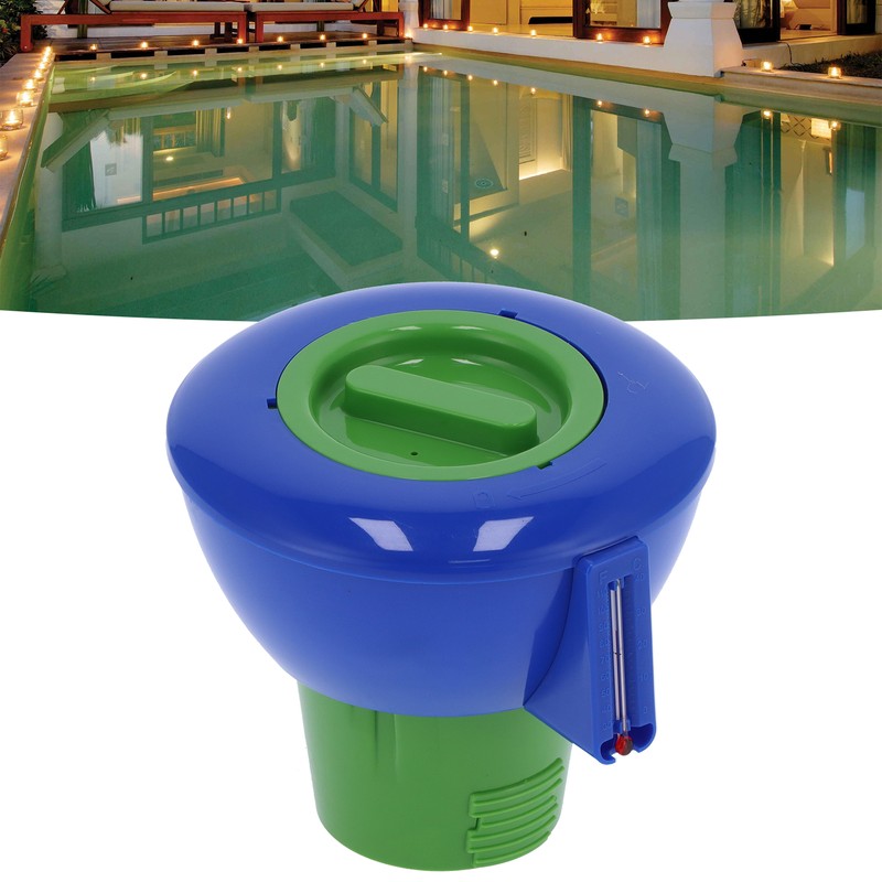 Automatic Pool Dosing Device with Thermometer Pool Chemical Dispenser Cleaning
