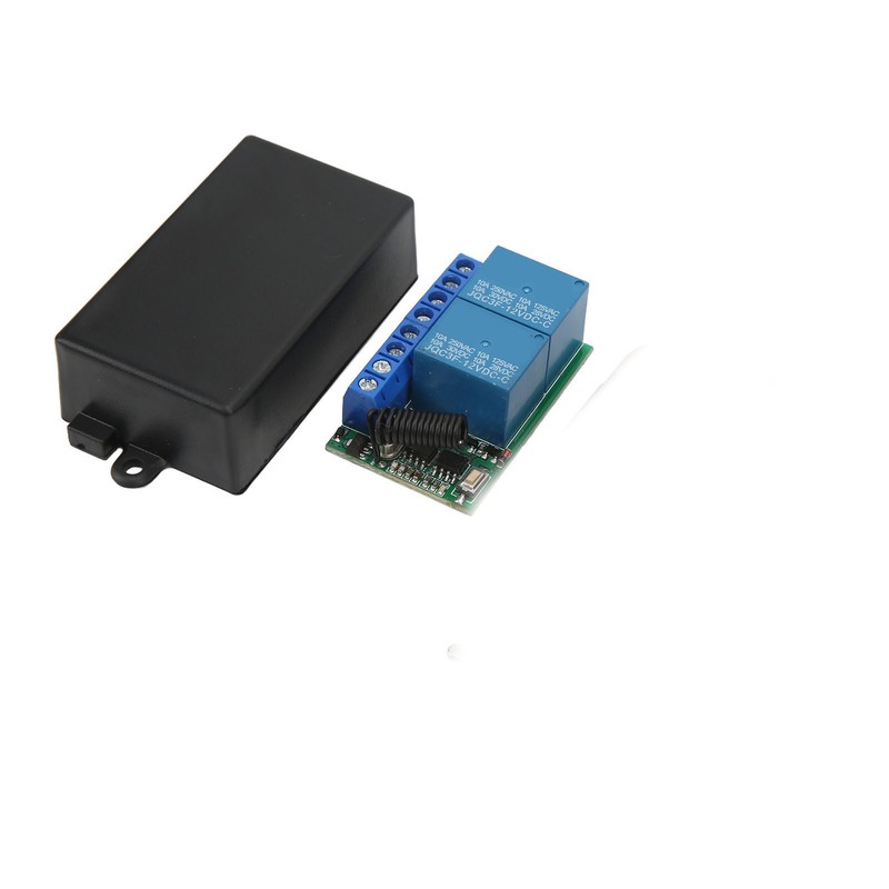 2 Channel Antitheft Alarm Wireless Relay Switch with Remote Control