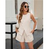 BMJL Womens Summer Outfits 2 Piece Vacation Short Sets Linen