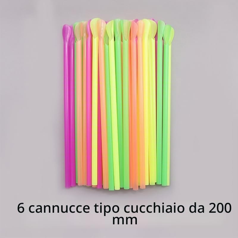BeyBoss Paglia PP cannuccia cucchiaio ideale per tutti i tipi