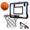 QDRAGON Mini Basketball Hoop, Over The Door Indoor, with 3