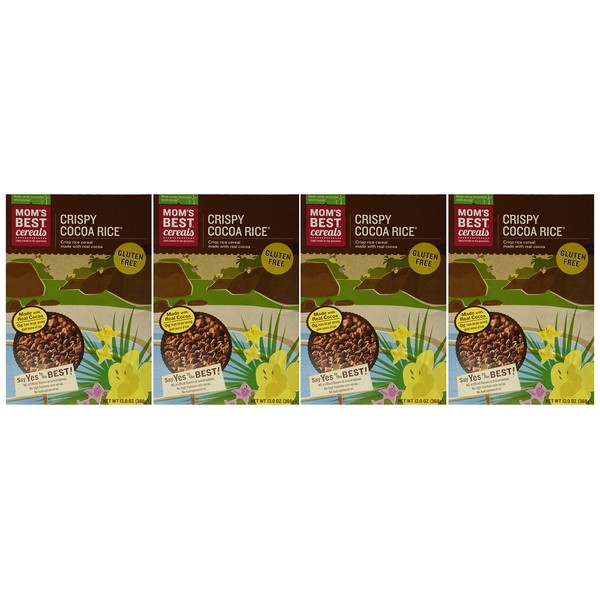 Mom's Best - Crispy Cocoa Rice - 13 oz (Pack of 4)