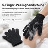 Juego de 3 Guantes y Correa Exfoliante para Ducha SONGQEE