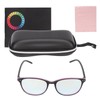 Red Green Blind Glasses Double Sided Coating UV Protection PC