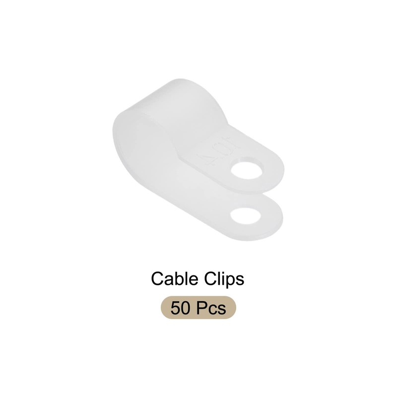 Rebower R-Type Cable Clips Fasteners Electrical Clips for Wire Cable