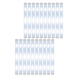 Milageto 20 Pieces LED Glow Rods Light up Sticks Portable Foam Rods,Party Supplies,for Festival Sporting Events Club Raves Carnival, multicolor