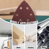 MIDO Professional Abrasive Triangle Sanding Pads 50 Pcs 93 mm