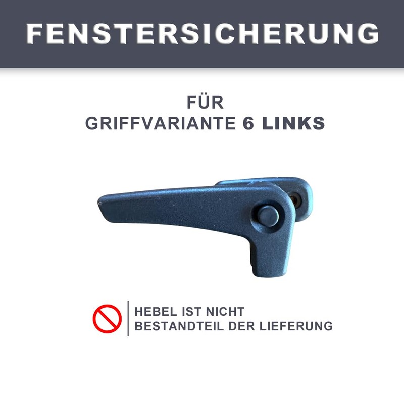 3D-Druck Camper Window Locks in Black/Burglary Protection/Locking for Dometic Seitz