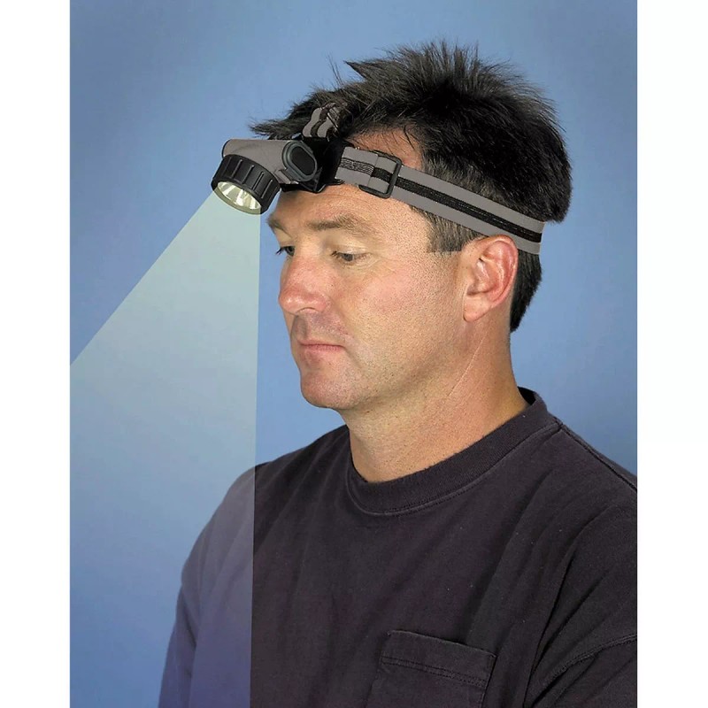 Western Safety Hands Free 90 Degree Headlamp Flashlight with Swivel