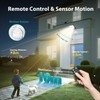 Kolpop Solar Security Lights, 3 Modes Solar Lights Outdoor, Waterproof