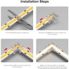 ENQIMAOYI LED Strip Connector 6 Pieces 2-Pin L Connector, 4