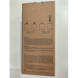 M&SENSE 10.14 oz Large Reed Diffuser Set | Fresh Grapefruit Scent Home Oil Diffuser with Sticks |Hotel Collection Non-Toxic Essential Oil |for Bedroom Bathroom Living Room