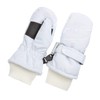 Thinsulate - Guantes impermeables para niños y bebés, Blanco, .6-12
