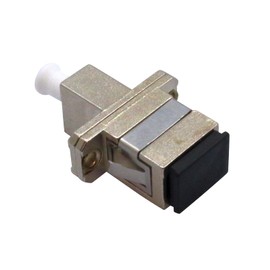 Conectra - Fibre Optic Adapter for FTTH FTTx | LC/APC Female to SC/APC Female | Simplex | Single Mode | Metal Housing (Pack of 1)