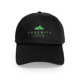 CafePress Yosemite National Park, California Unique Adjustable Baseball Hat Black