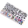 750 Ojos Móviles Autoadhesivos de Plástico para Manualidades y Peluches