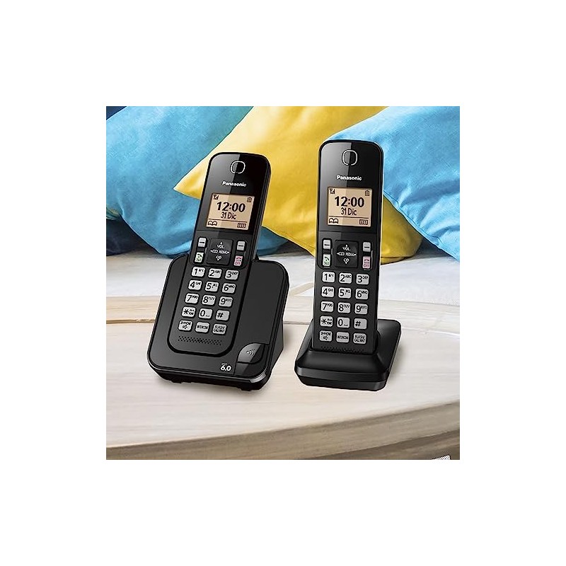 Panasonic TELEFONO INALAMBRICO Negro KX-TGC352MEB