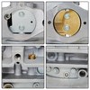 Thomletha Carburetor with Fuel Line Gaskets Set Replacement for Yamaha