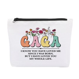 Mothers Day Gifts for Grandma - Gifts for Grandma Birthday, Yaya Gifts Cosmetic Bag - Birthday Gifts for Grandma, Grandma Birthday Gifts from Grandkids - Makeup Bag Gifts Ideas for Grandmother