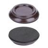 4Pcs Beech Wood Round Piano Foot Pads Set Upright Piano