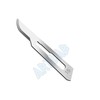 100 SCALPEL BLADES #15 + #15C 50/50 + SCALPEL HANDLE