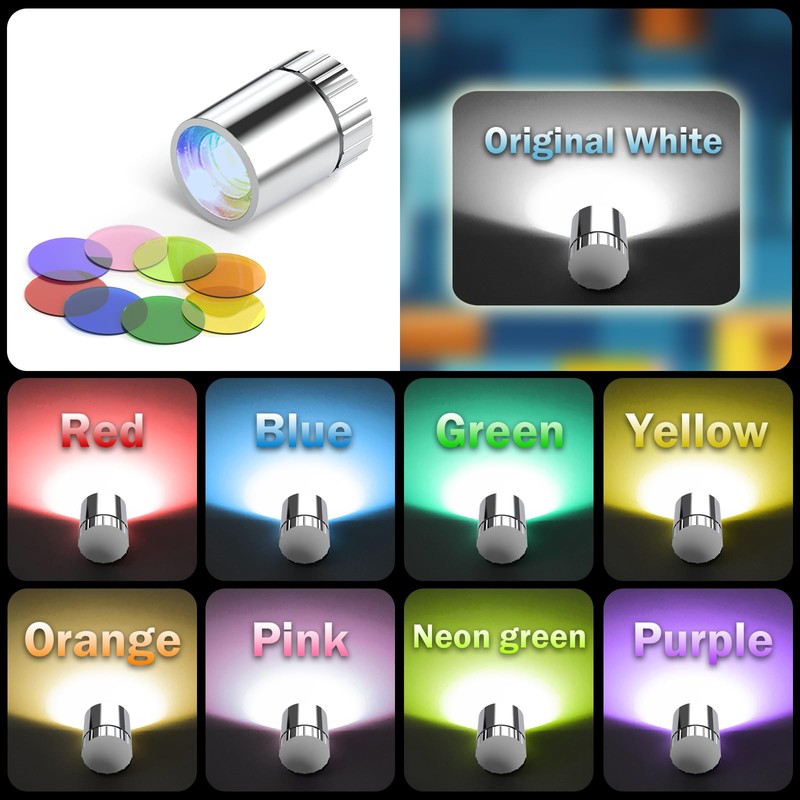 24 Full-color Pack Tiny Miniature DIY Battery Operated LED Lights,White