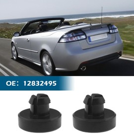 SG Store 2Pcs Convertible Boot Lid Hinge Block Replacement 12832495 Compatible with SAAB 9-3 Boot Lid Hinge Stops Accessories Black