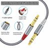Rliwov Lightning to Dual 1/4" Stereo Audio Cable,10FT Lightning to